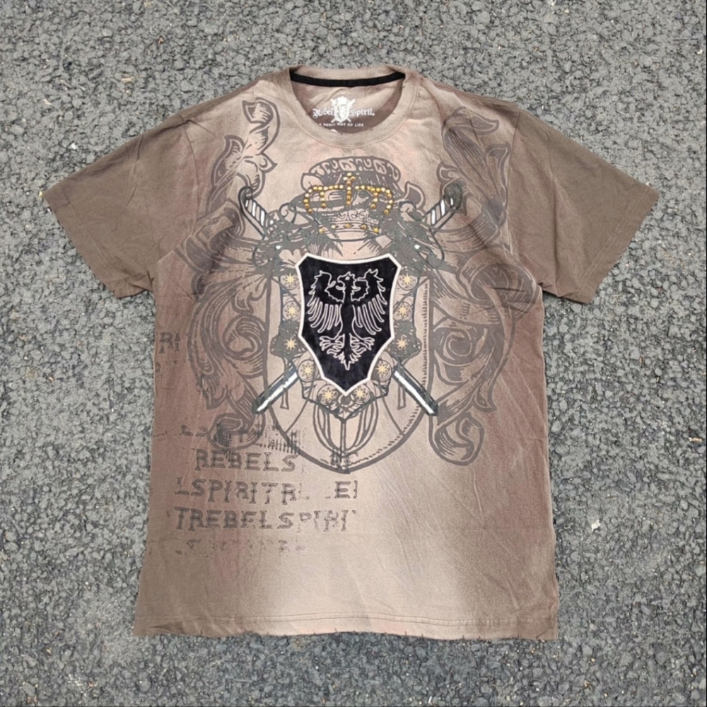 rebel spirit affliction style tshirt